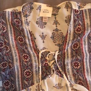 Knox Rose peasant top-gently used